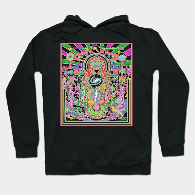 Cosmic unity Hoodie by Luke Gray